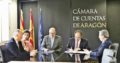 Reunión de la Cámara de Cuentas de Aragón con el Presidente y la Consejera de Entidades Locales del Tribunal de Cuentas