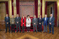 La presidenta del Gobierno de Navarra se reúne con los presidentes de los tribunales autonómicos de cuentas