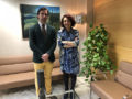 El síndico mayor de Asturias se reúne con la presidenta de la Federación Asturiana de Concejos