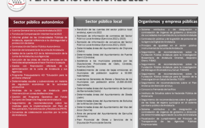 El Pleno de la Cámara de Cuentas de Andalucía aprueba el plan de actuaciones para 2024