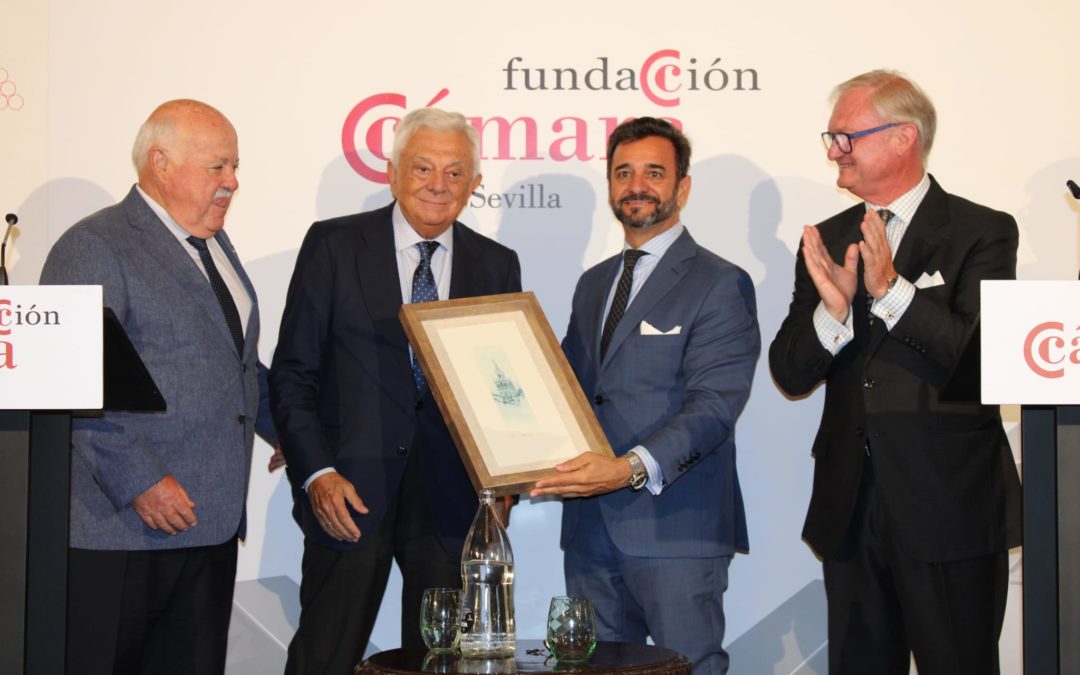 Conferencia del presidente de la Cámara de Cuentas de Andalucía, Manuel Alejandro Cardenete, en el Foro de la Fundación Cámara de Sevilla
