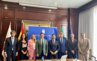 Reunión del pleno de la Cámara de Cuentas de Andalucía en la Diputación de Almería