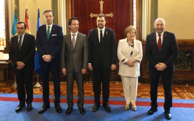 Roberto Fernández Llera, Eduardo Rodríguez Enríquez y Manuel Fueyo Bros toman posesión como síndicos de la Sindicatura de Cuentas del Principado de Asturias