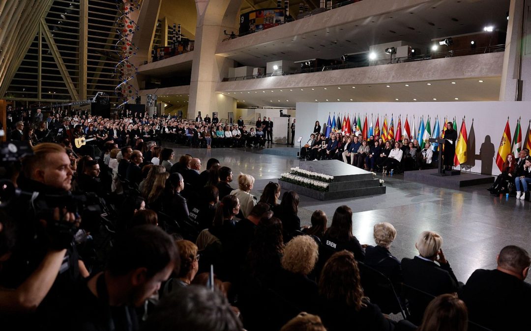 El síndic major asiste al funeral de Estado por las víctimas de la DANA