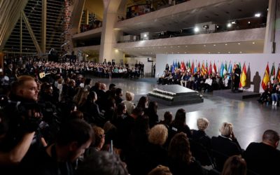 El síndic major asiste al funeral de Estado por las víctimas de la DANA