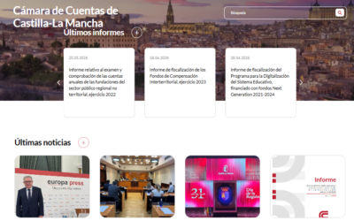 La Cámara de Cuentas de Castilla-La Mancha estrena nueva página web