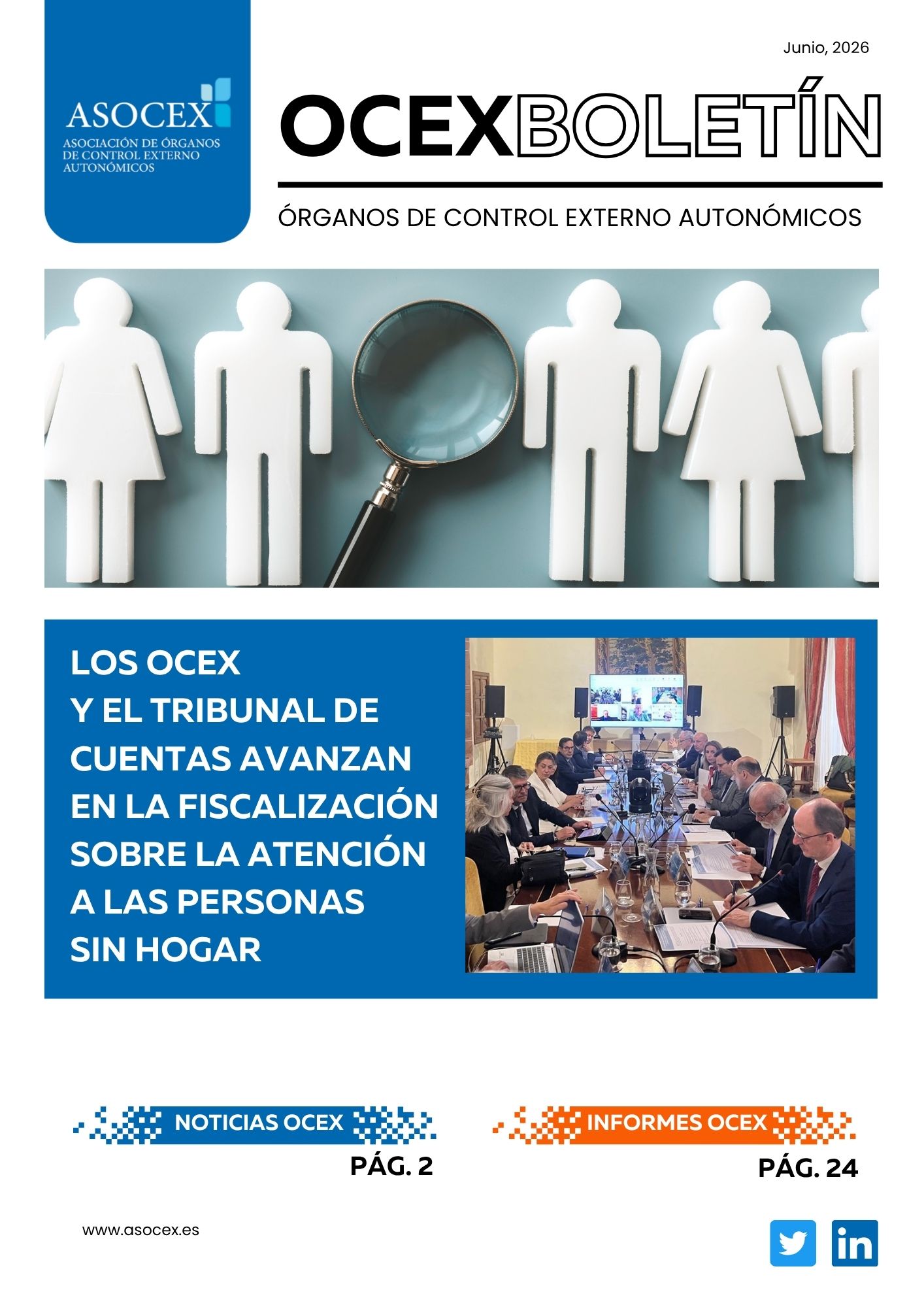Los Órganos de Control Externo Autonómicos publican el sexagésimo tercero número de su boletín informativo