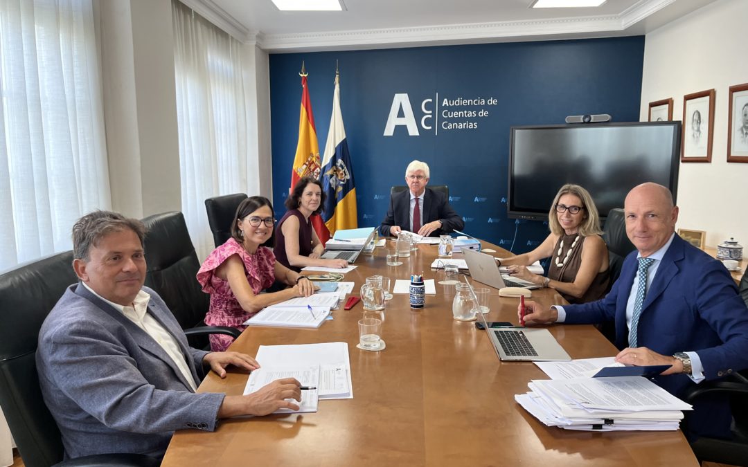 La Audiencia de Cuentas de Canarias celebra Pleno aprobando el Anteproyecto de Presupuesto de la institución y 3 informes de fiscalización