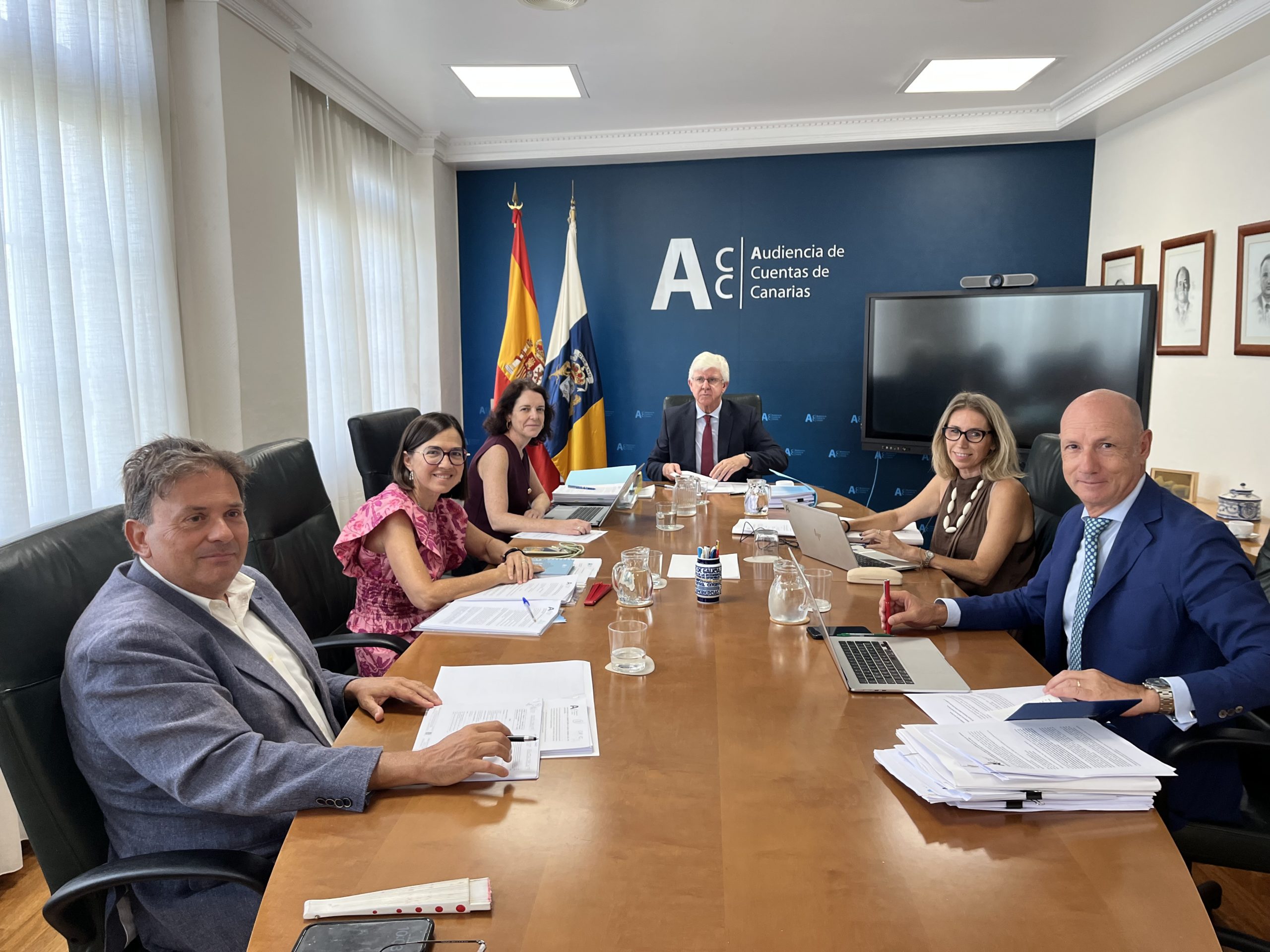 La Audiencia de Cuentas de Canarias celebra Pleno aprobando el Anteproyecto de Presupuesto de la institución y 3 informes de fiscalización