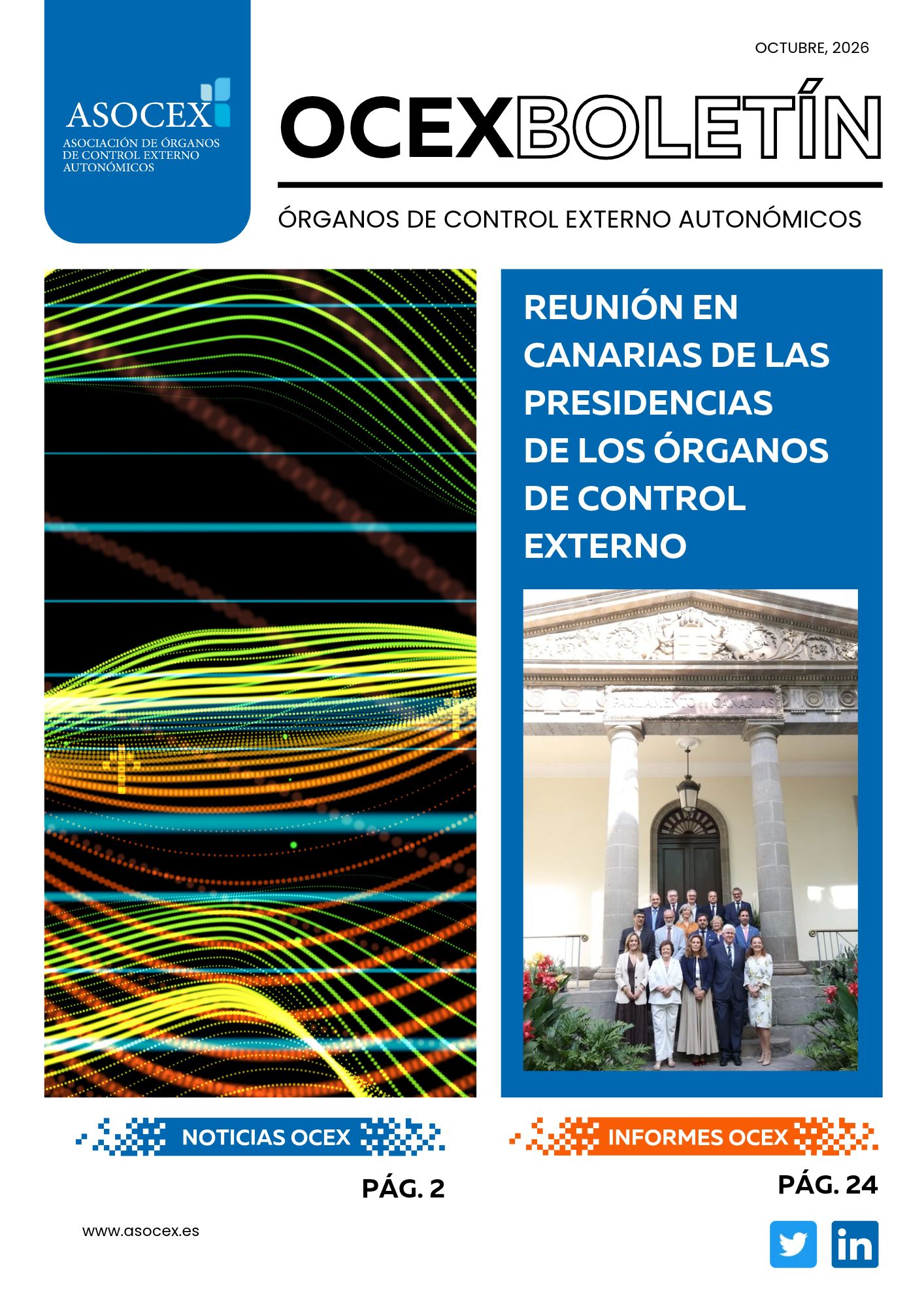 Los Órganos de Control Externo Autonómicos publican el sexagésimo cuarto número de su boletín informativo